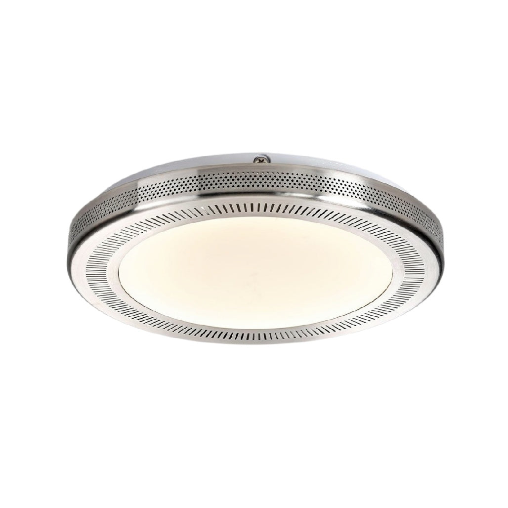**Luminária de Teto Slim com Design Moderno e Acabamento em Aço Inoxidável**